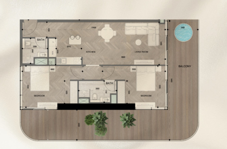 2 Bedroom
